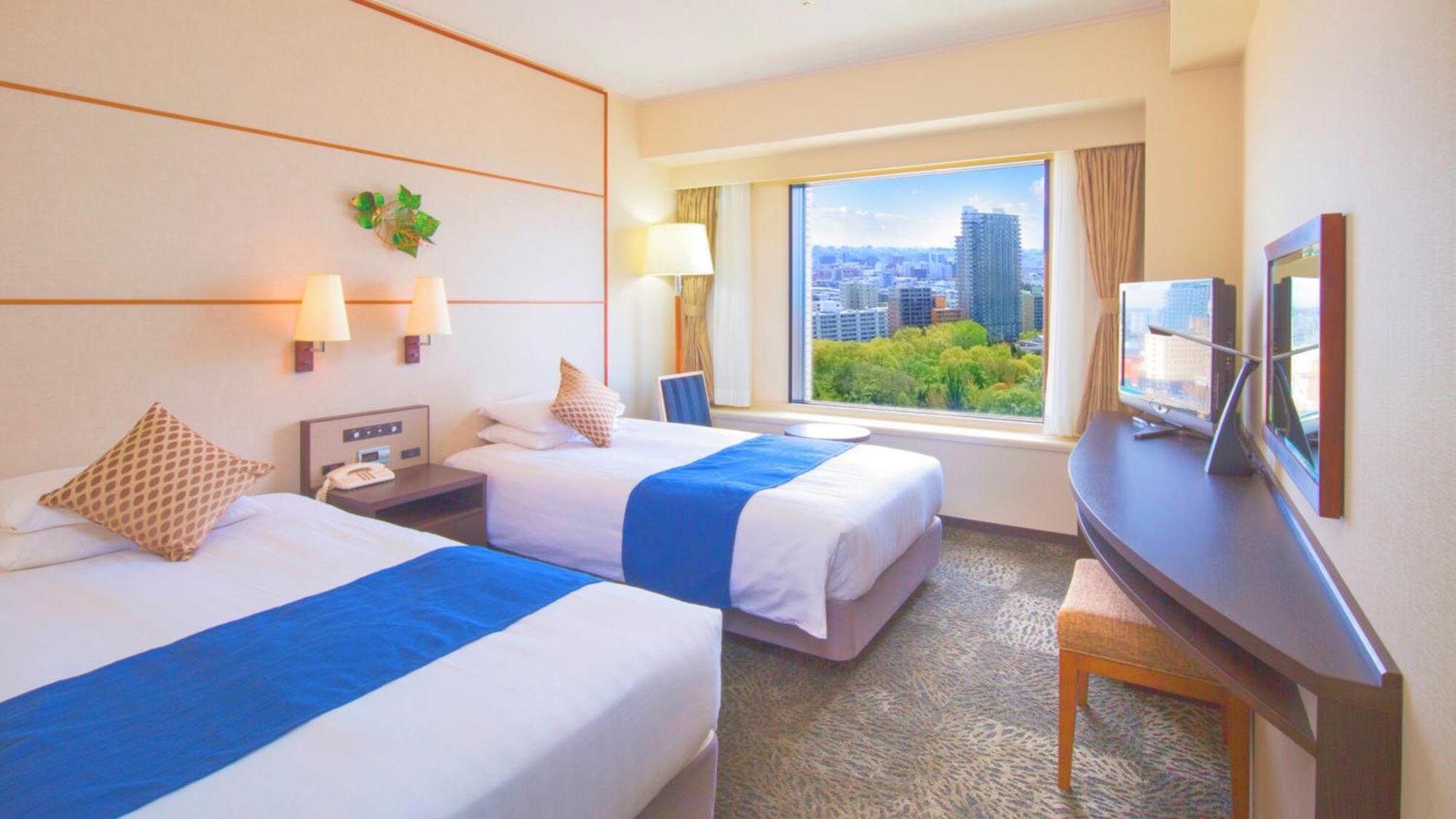 Premier Hotel Nakajima Park Szapporo Kültér fotó A room at the hotel